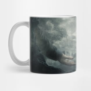 a "little" hand of help Mug